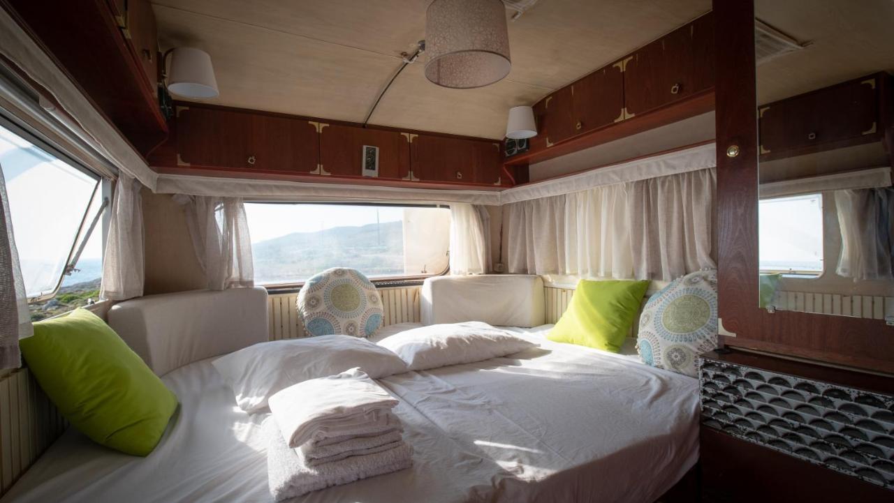 Caravan Fishing Spot Porto Roxa Agios Leon Exterior foto